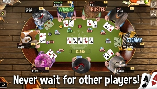 Thống đốc Poker 2 Premium tiền không giới hạn