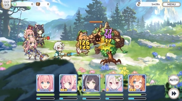 Princess Connect! Re: Dive gameplay