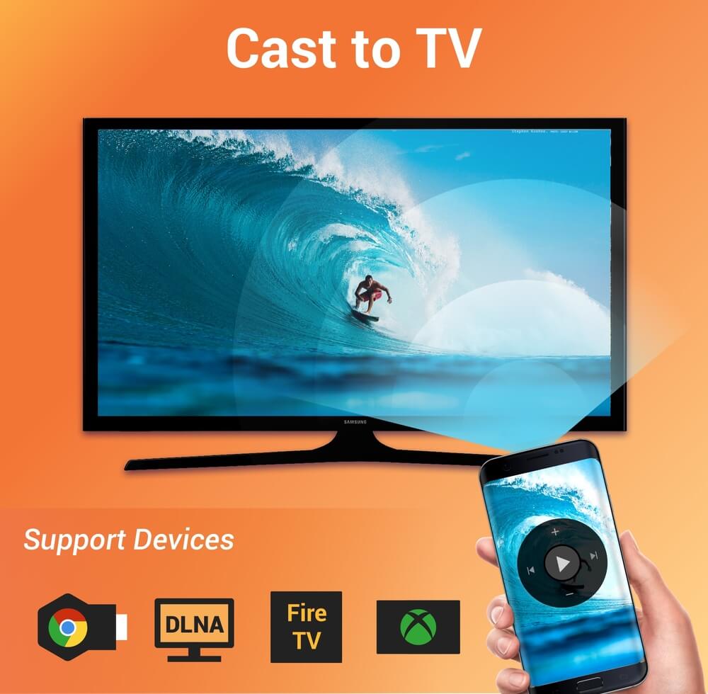 Transmisikan ke TV Chromecast MOD